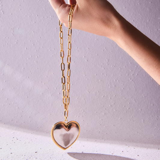 Colar Longo Coração