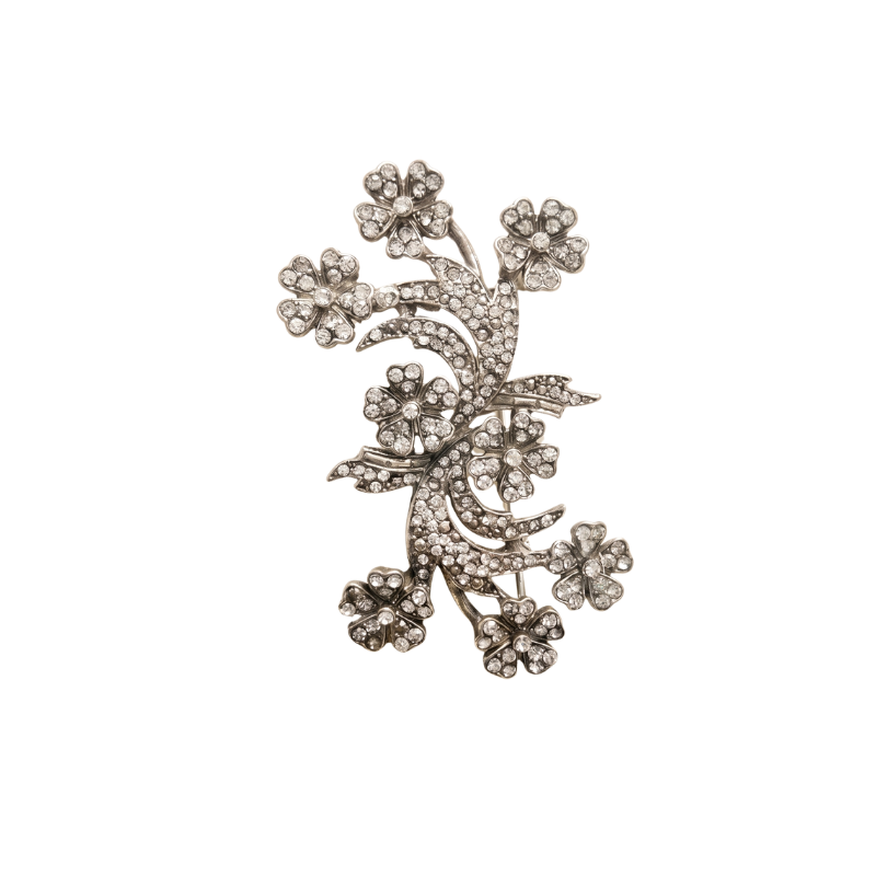 Broche Cristale Bouquet