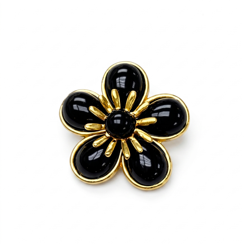 Broche Flor Pérola