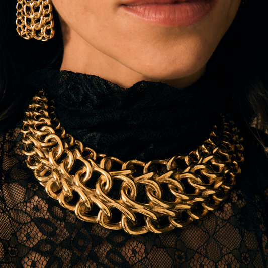 Choker Placa Correntes