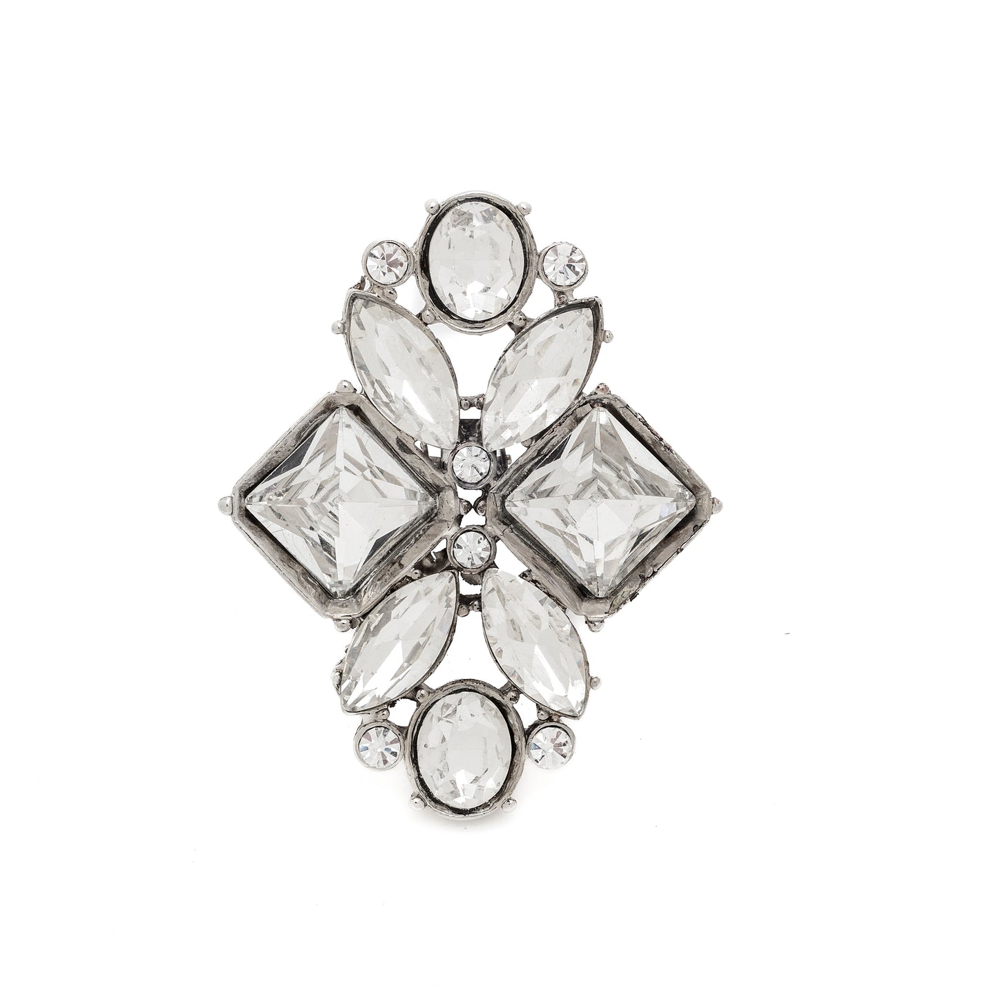 Broche Cristale Losango