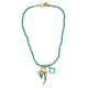 Colar Duplo Charm Pedras