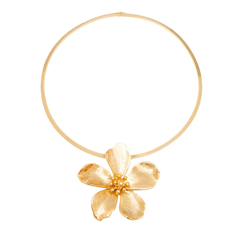 Colar Aro Flor Giverny