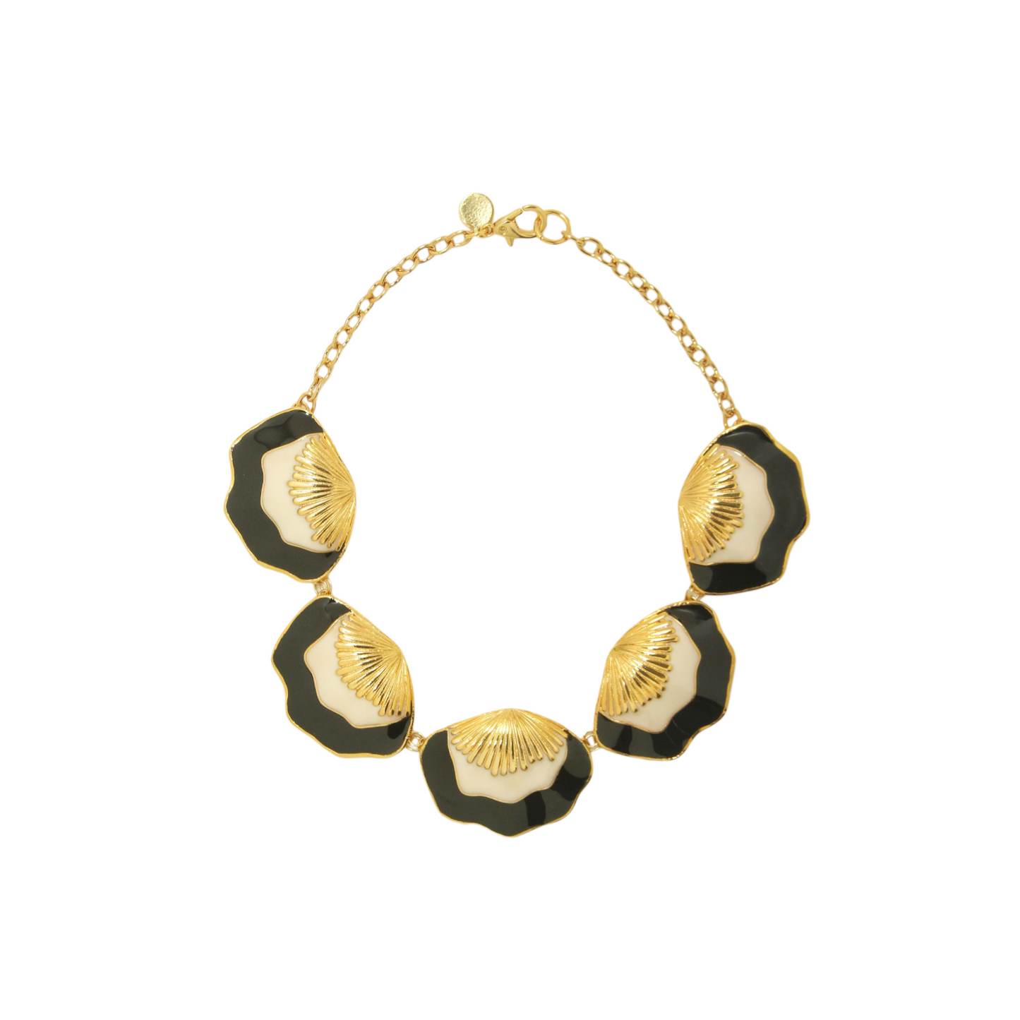 Colar Curto Concha Pintura