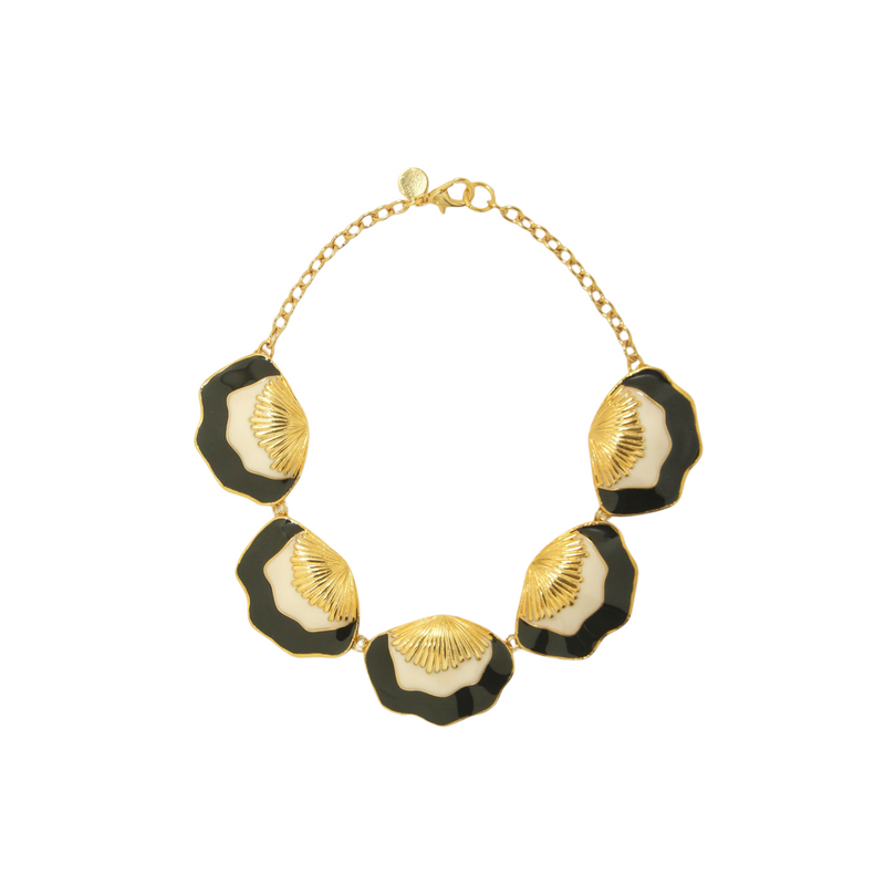 Colar Curto Concha Pintura