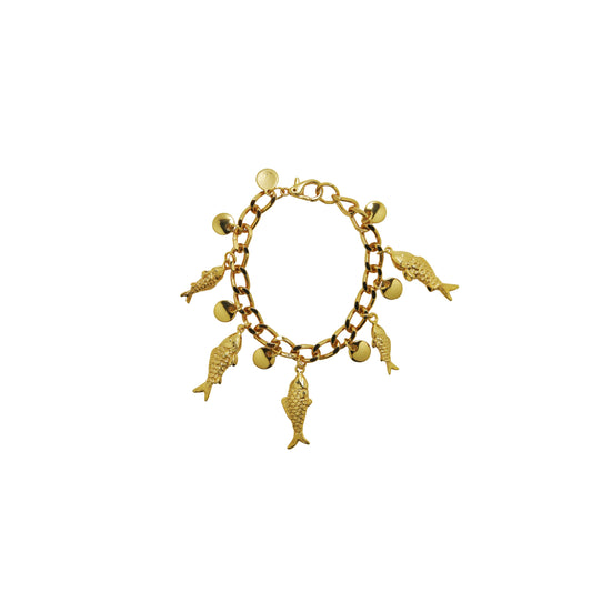 Pulseira Peixes Ouro