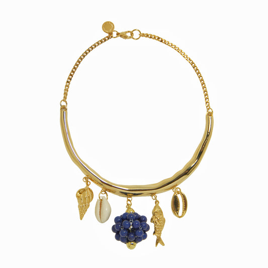 Colar Aro Multi Bola Missanga