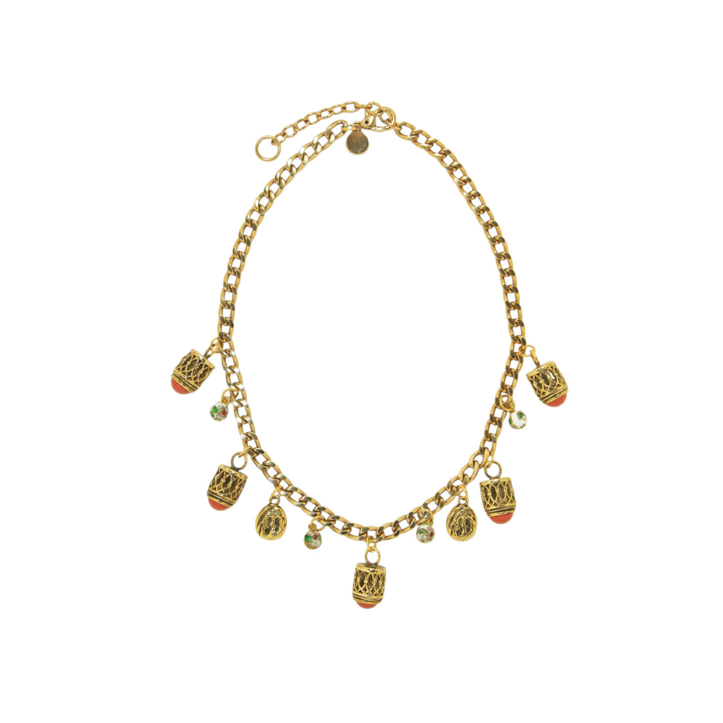 Colar Curto Berloque Turquia