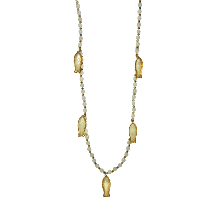 Colar Peixe Lalique Longo
