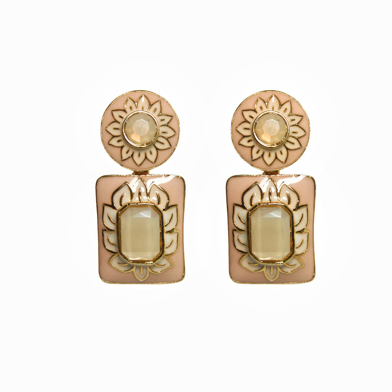 Brinco Flores Esmalte