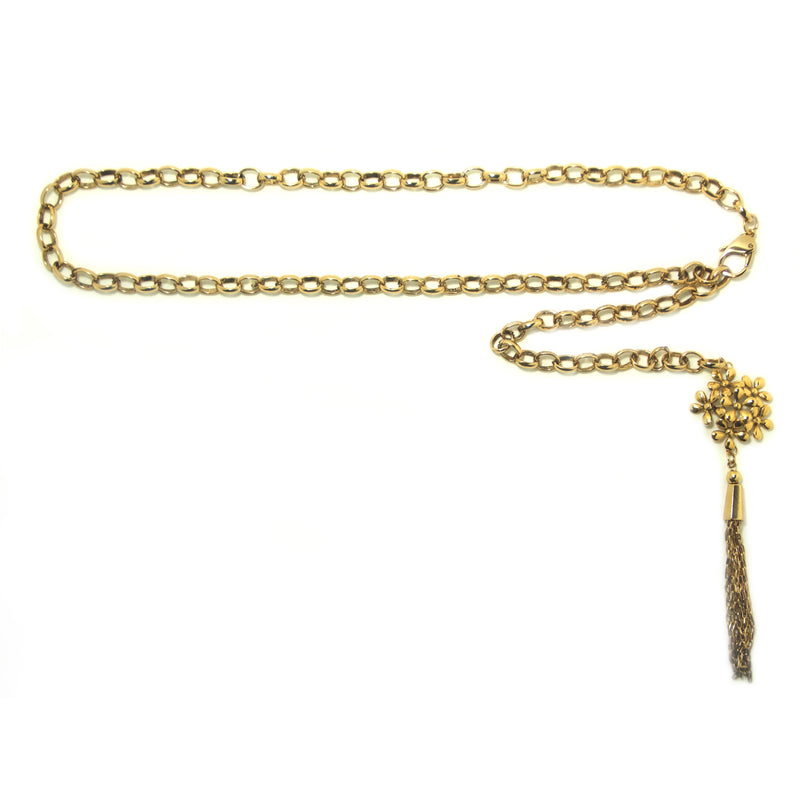 Cinto Tassel Corrente Bouquet