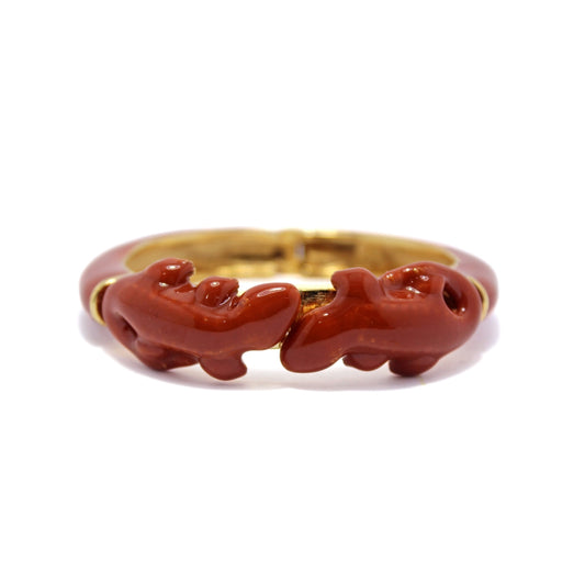 Pulseira Fina Crocodilo