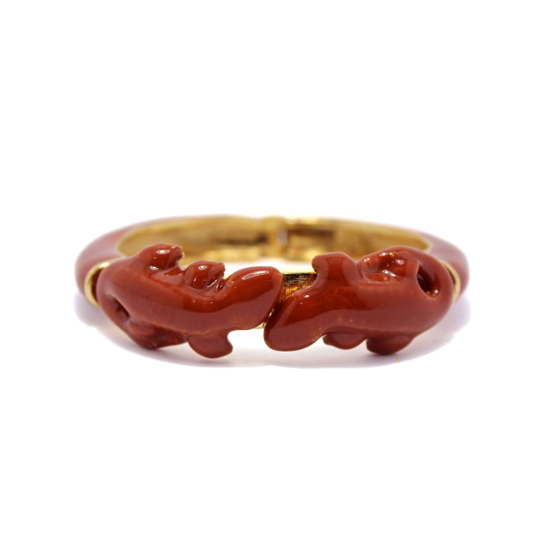 Pulseira Fina Crocodilo