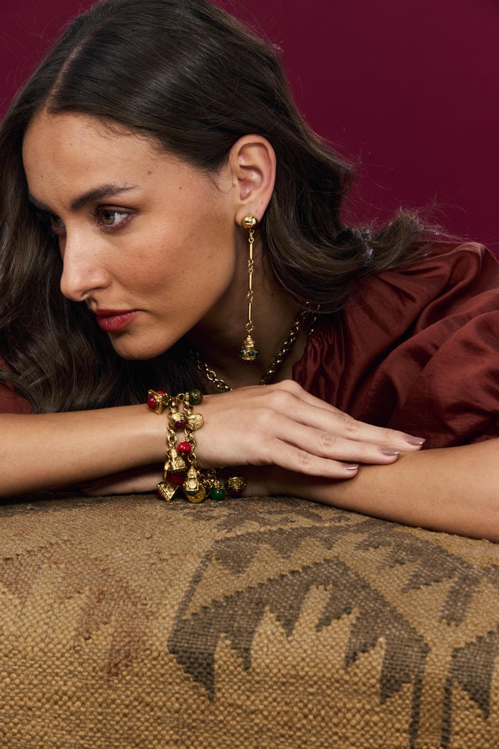 Pulseira Berloques Vintage