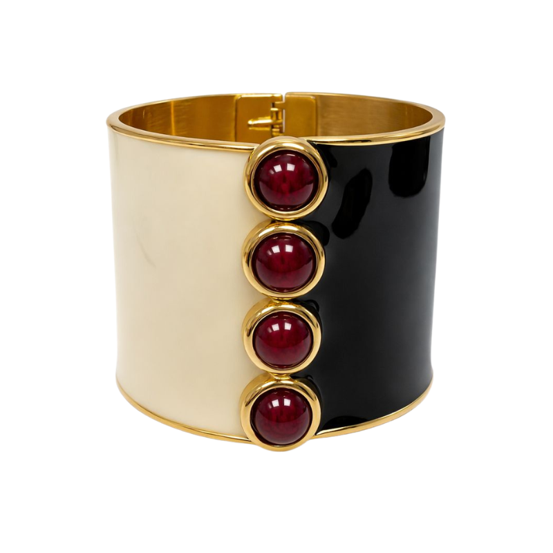 Pulseira Bicolor Larga