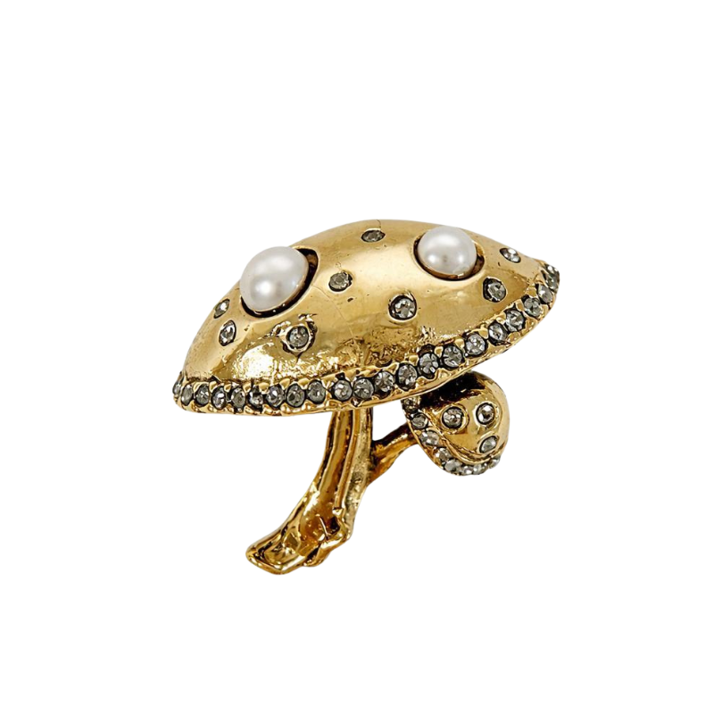 Broche Pequeno Cogumelo