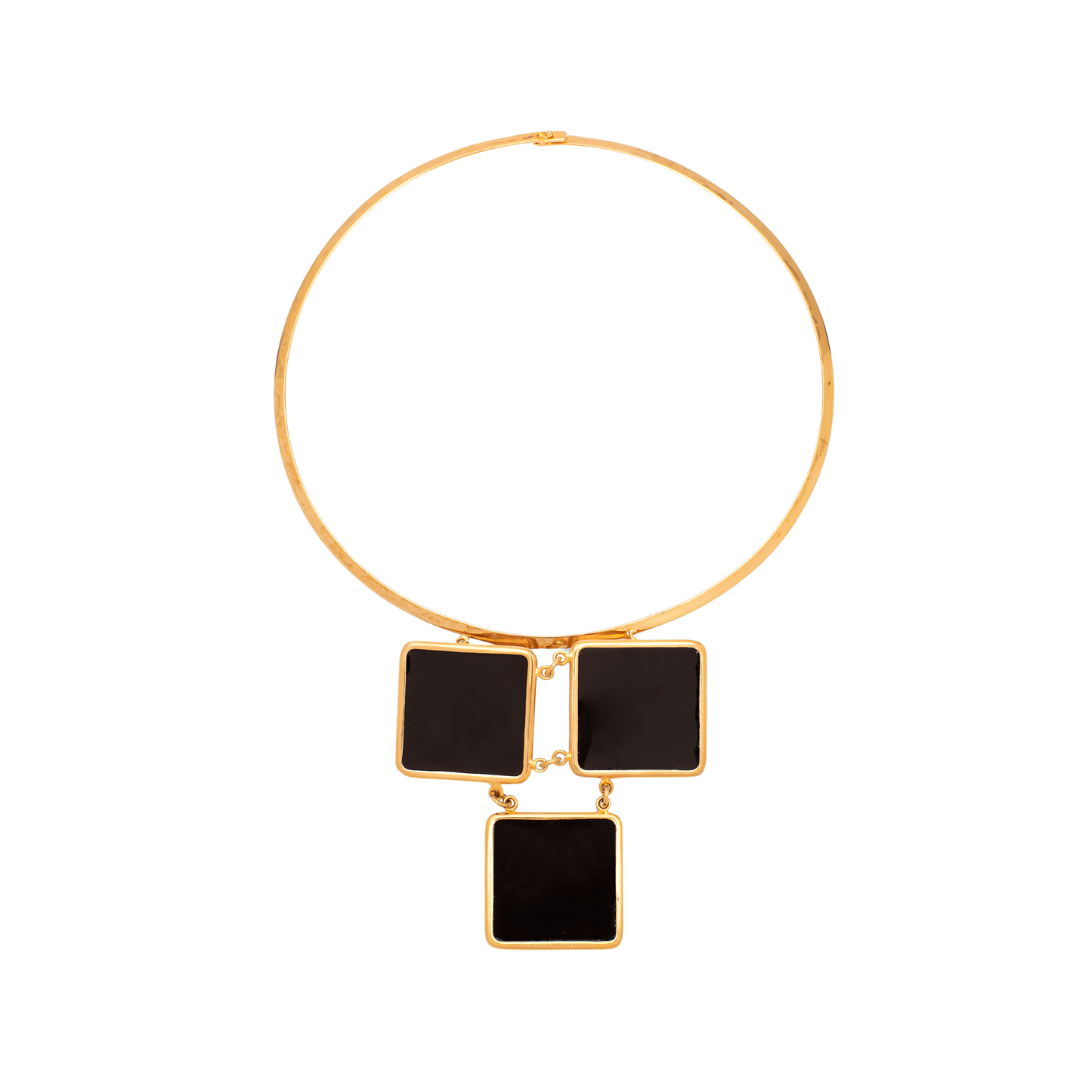 Colar Art Deco Quadrado