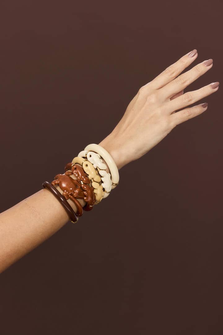 Pulseira Fina Crocodilo