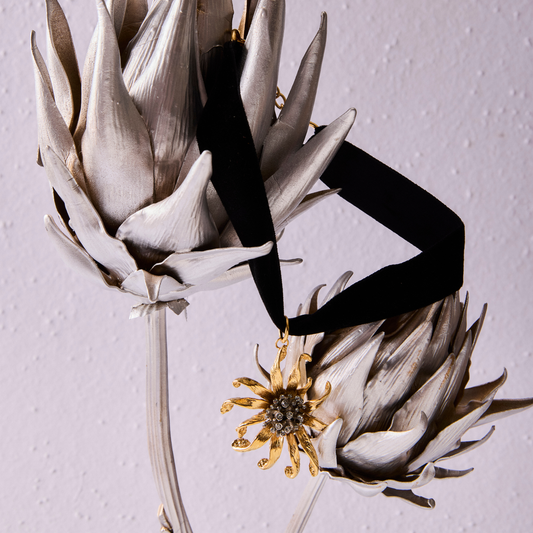 Colar Veludo Dália II