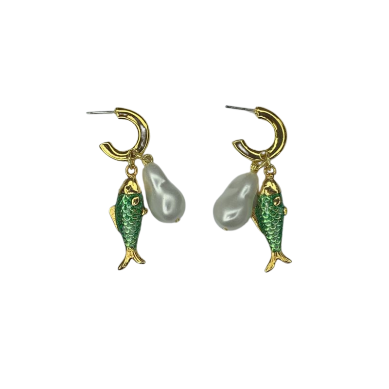 Brinco Peixe Pérola