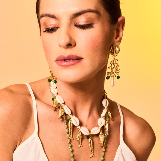 Colar Búzios Peixes