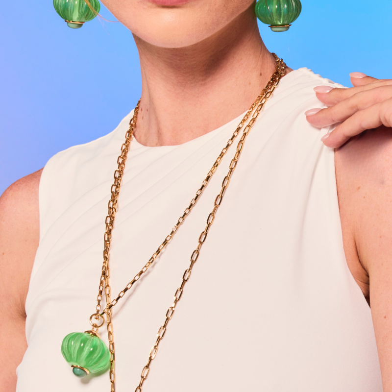 Colar Penca Peça Água Pequena