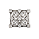 Broche Cristale Retangular