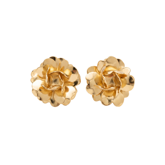 Brinco Mini Flor 3D