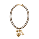 Colar duplo Charm Pedras