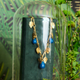 Colar Galhos Folhas Pedras