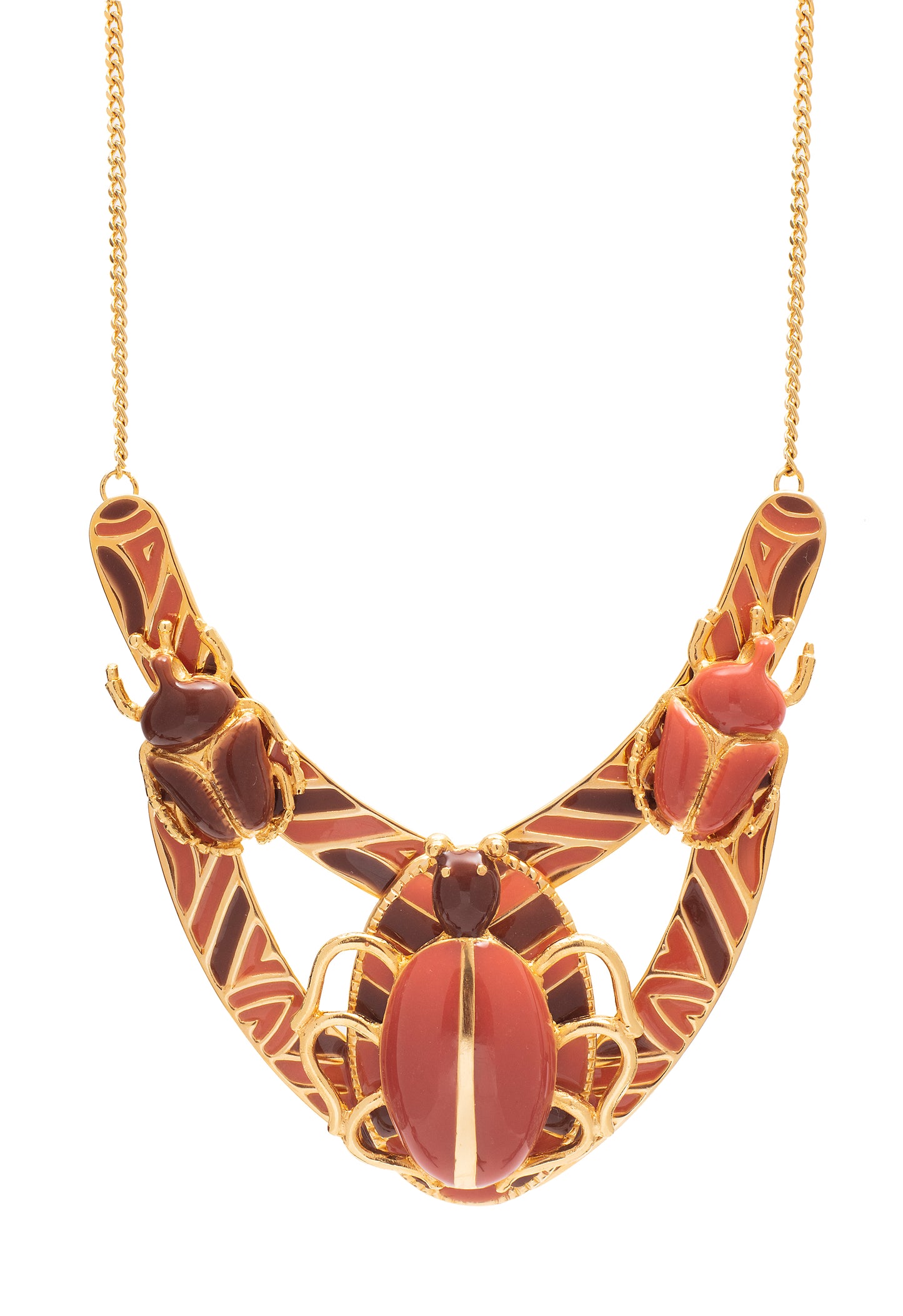 Colar Escaravelho Bicolor