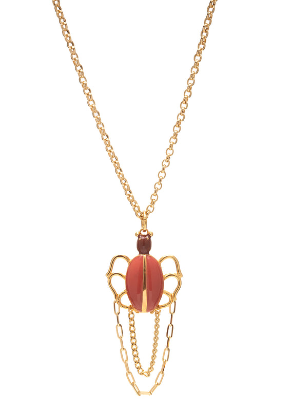 Colar Longo Escaravelho