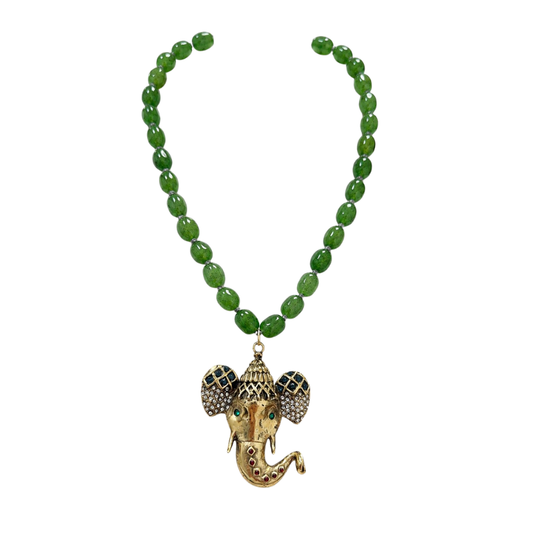 Colar Elefante Curto Agatha