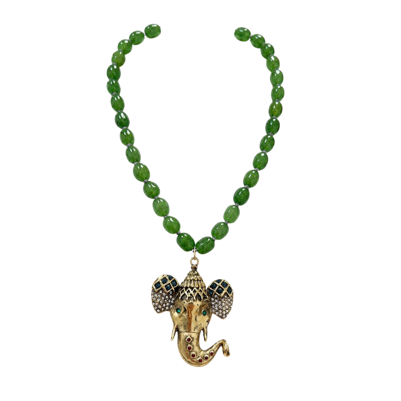 Colar Elefante Curto Agatha