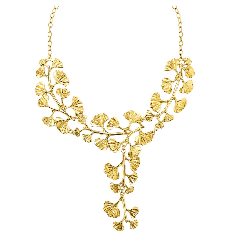 Colar Curto Ramo Dourado