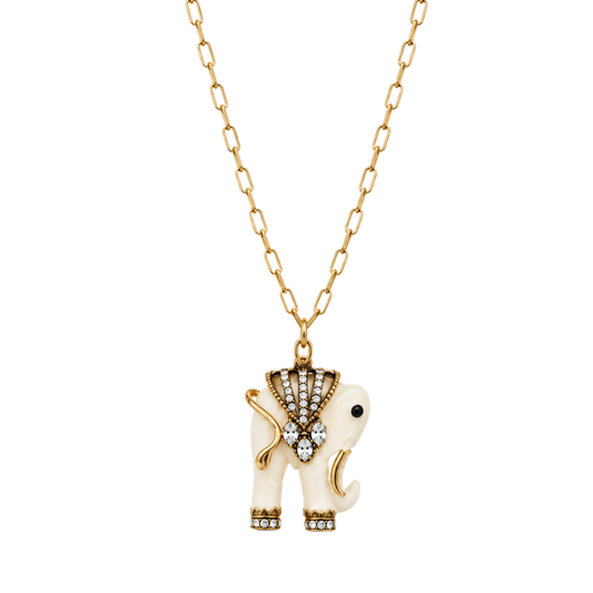 Colar Elefante Resina Savana