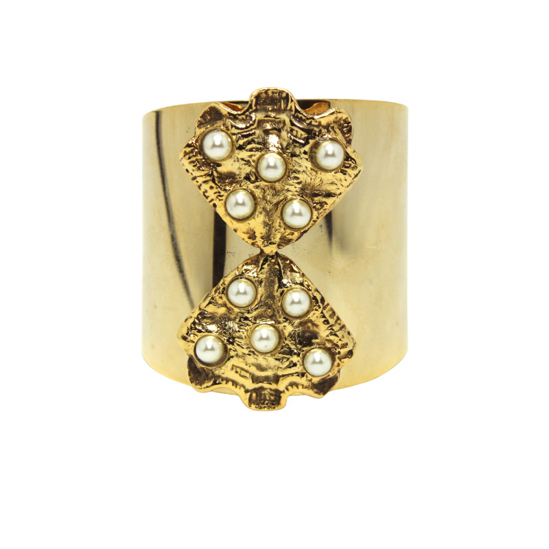 Pulseira Larga Conchas