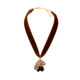 Choker Cogumelo Fita Veludo