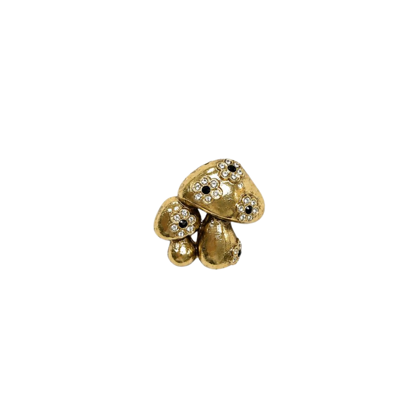 Broche Cogumelo Duplo