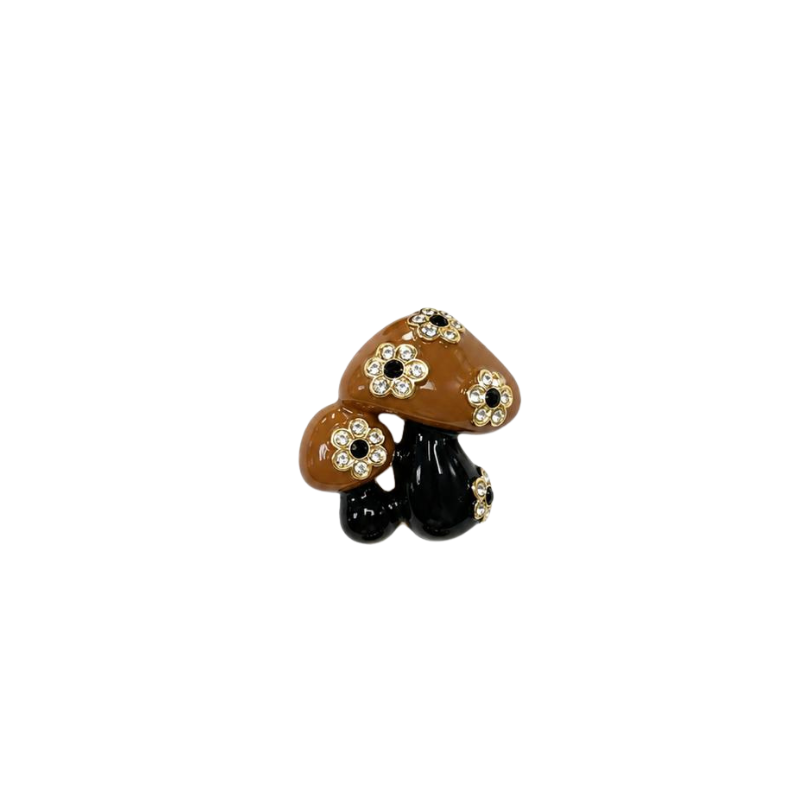 Broche Cogumelo Duplo
