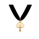 Choker Veludo Cogumelo Paris
