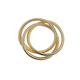 Pulseira 3 Aros Corrente Italiana