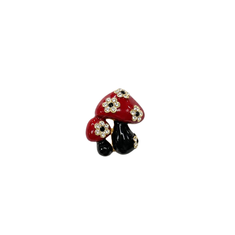 Broche Cogumelo Duplo