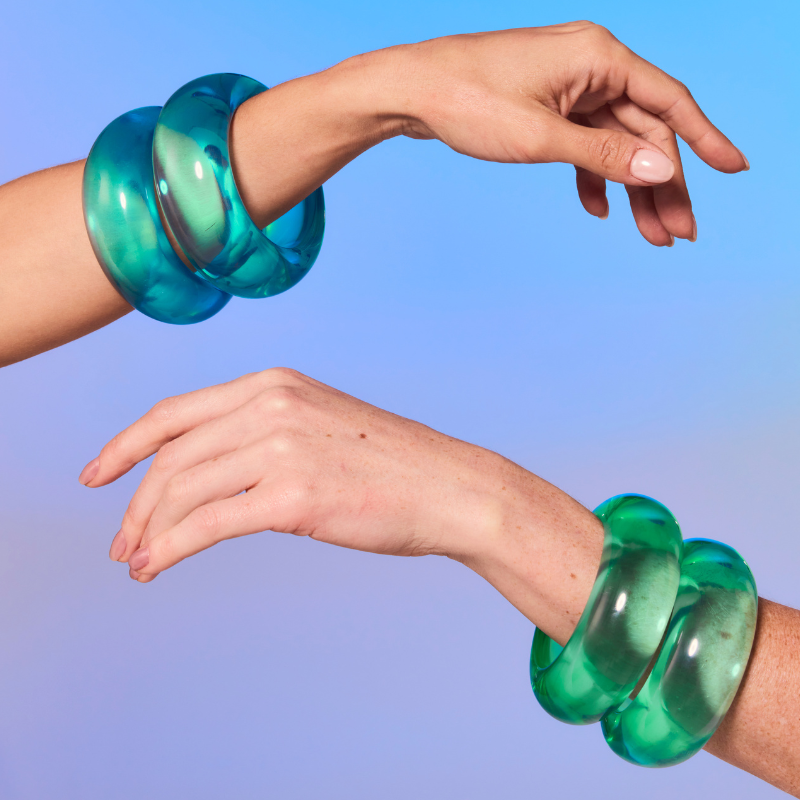 Pulseira Grossa Água