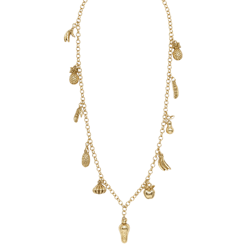 Colar Longo Pomar Ouro