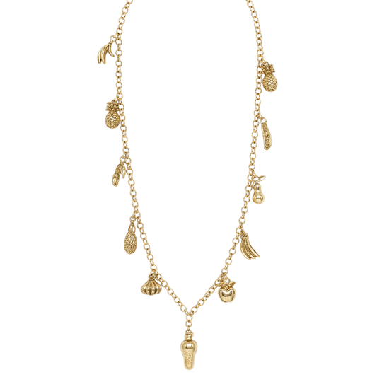 Colar Longo Pomar Ouro