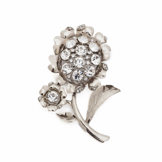 Broche Flor Cristale