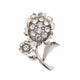 Broche Flor Cristale
