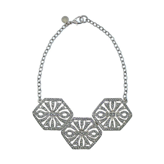 Colar Art Déco Strass