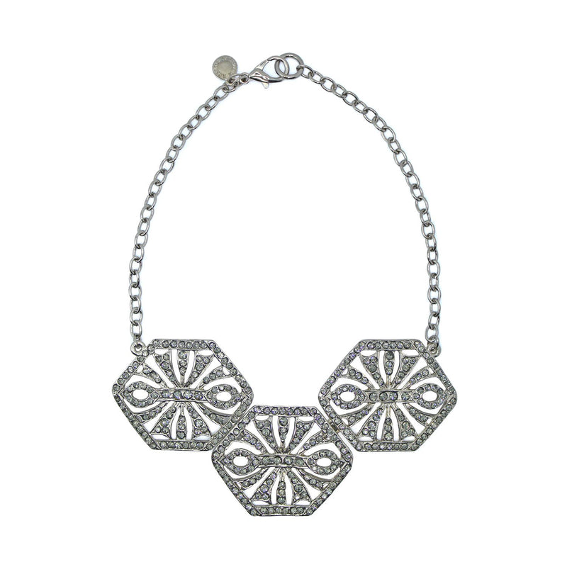 Colar Art Déco Strass